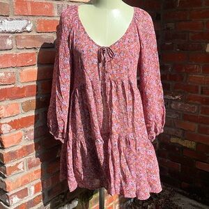 Sanctuary Floral BabyDoll Dress size XS